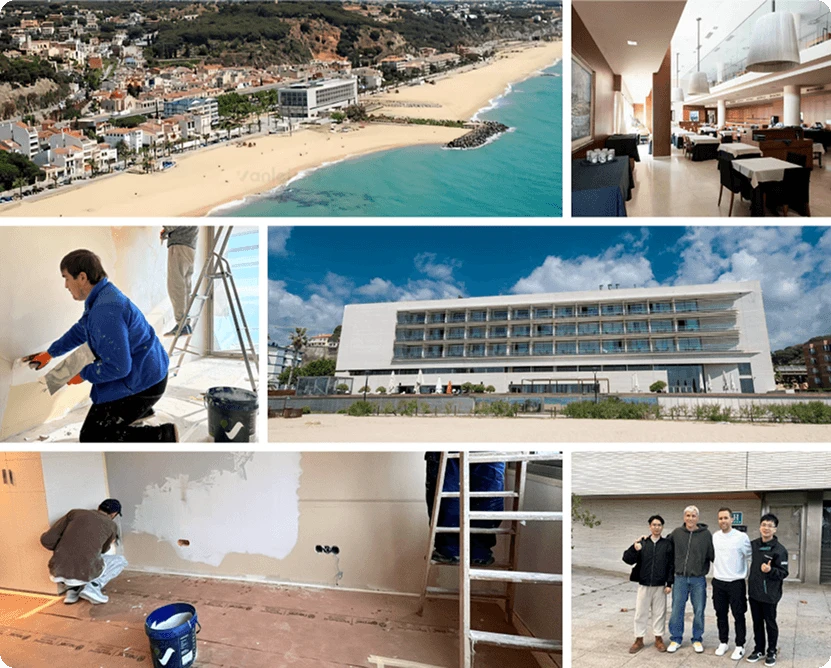 Microcement @ Balneari Caldes d'Estrac