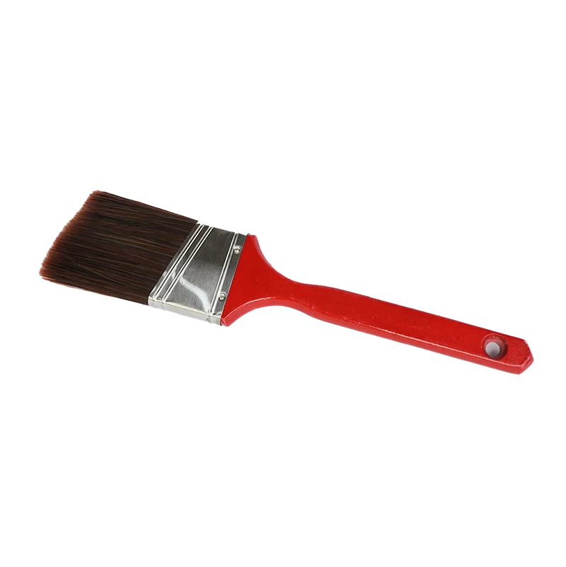 Angled Red Decorative Brush